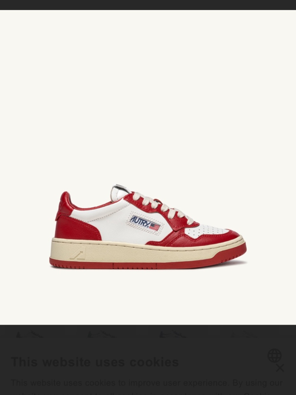 Autry sneakers - Syrah and white size 39 with box and dust bag.